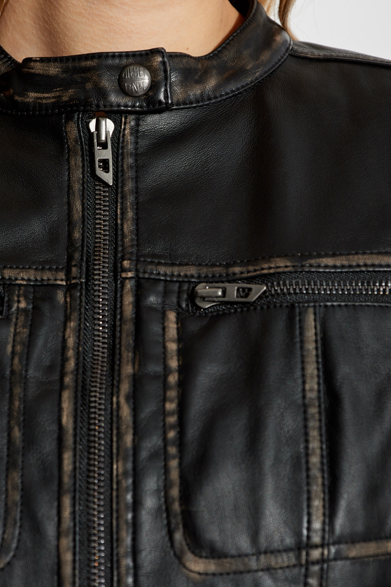 Diesel Faux leather jacket | Women's Clothing | Vitkac